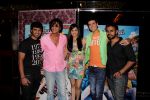 Sangeet Haldipur (Music Director) Chunky Pandey, Adah Sharma, Dev Goel  & Siddharth Haldipur  (Music Director) at the press conference of Hum Hai Raahi Car Ke in Suburban Lounge, Mumbai on 11th May 2013.jpg